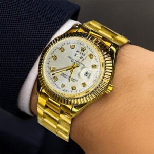 Rolux Watch Golden Color