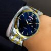 Best Win Watch to tone Silver & Golden Blue dial