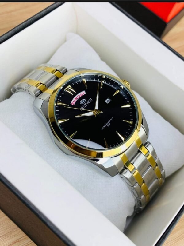 Best Win Watch to tone Silver & Golden - Image 2