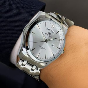 Best Win Watch White dial Silver color