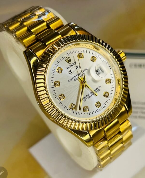Rolux Watch Golden Color